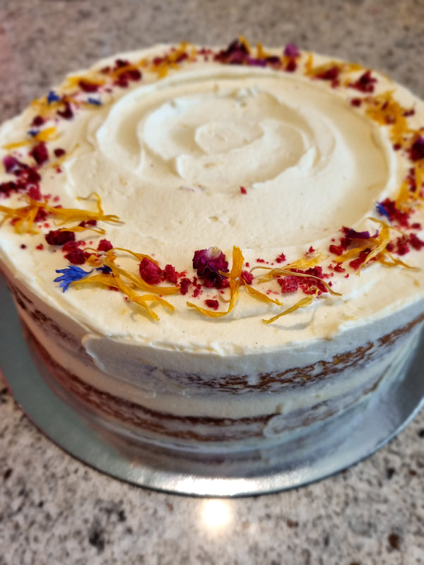 Lemon and Raspberry Layer Cake